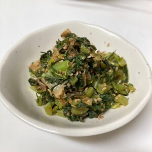 栄養たっぷり★大根菜の生ふりかけ